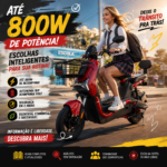 melhor moto eletrica ate 800w